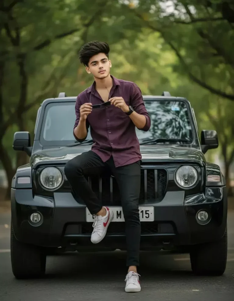 Trending Black Car AI Photo Editing Prompt for Boys 2025