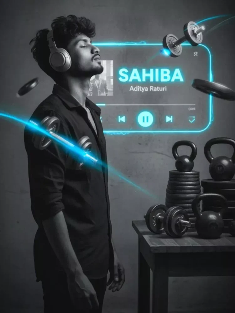 Rooftop Sunset Music Lover AI Portrait Prompt