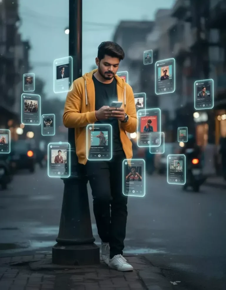 Subway Commute Music Lover AI Photo Prompt